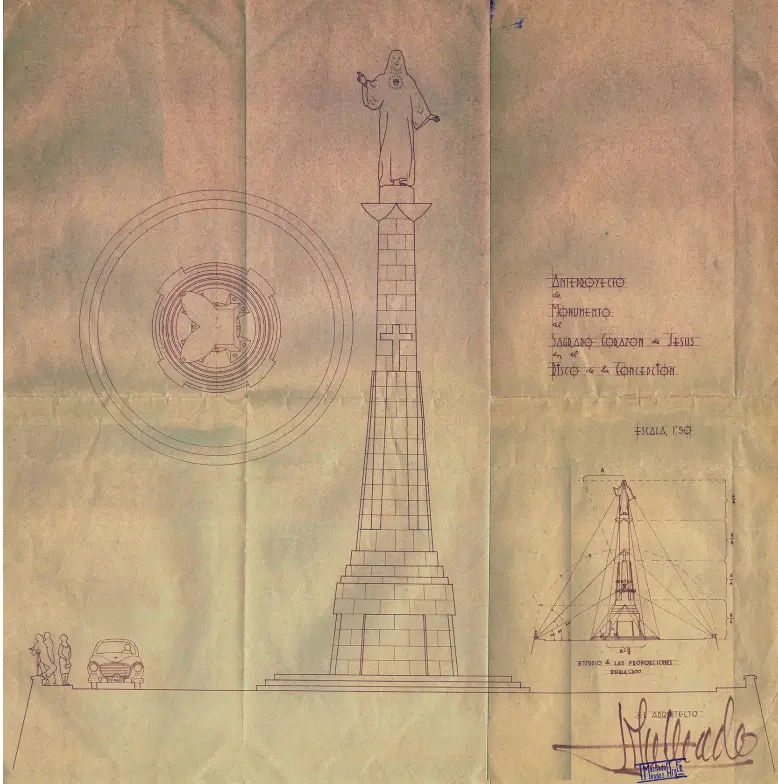 Proyecto de Tomás Machado para el Risco de La Concepción.